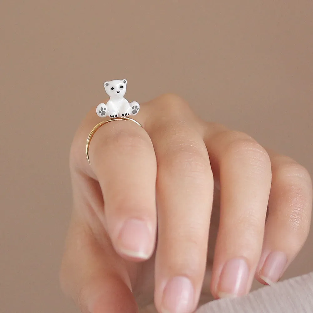 Animal Mascot Adujustable Ring