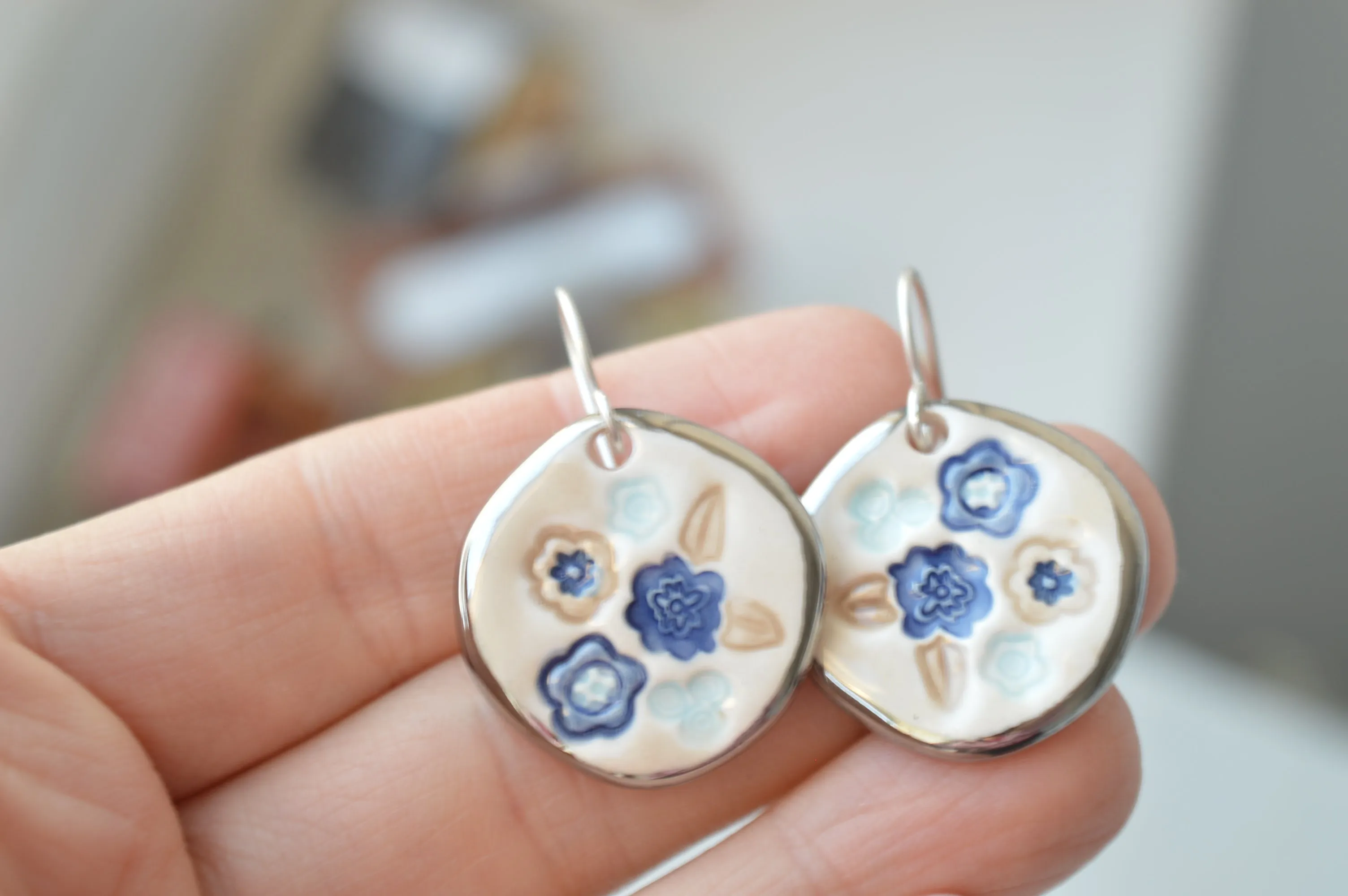 Drop earrings No. 38