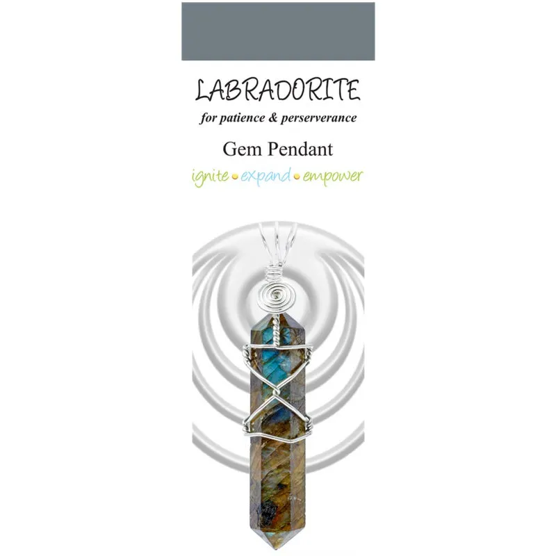 Gem Pendant Labradorite