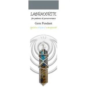 Gem Pendant Labradorite