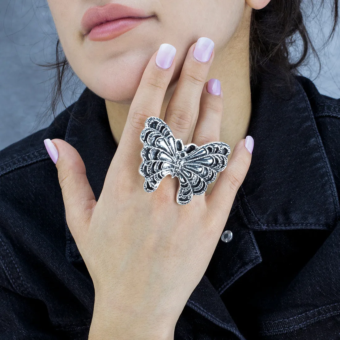 Huge Butterfly Ring