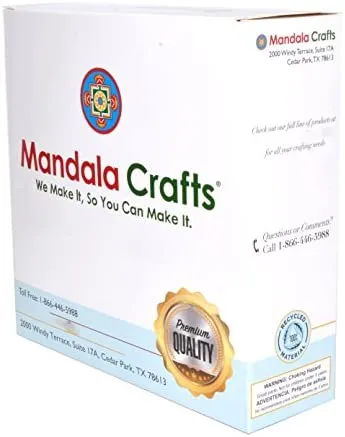 Mandala Crafts Faux Diamond Bling Wrap, Faux Rhinestone Crystal Mesh Ribbon Roll for Wedding, Party, Centerpiece, Cake, Vase Sparkling Decoration