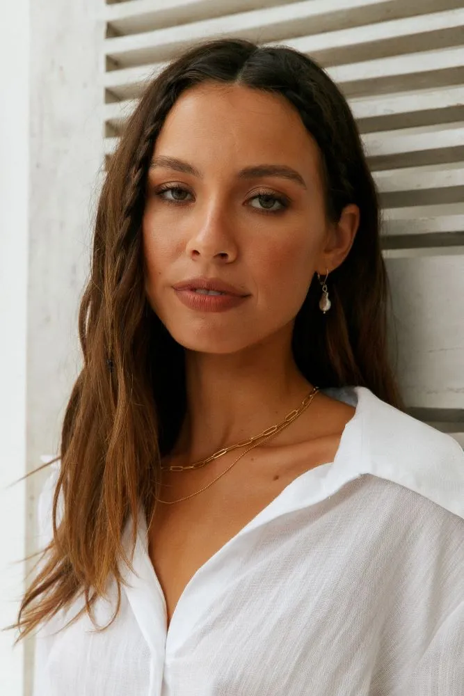 Moon Drop Earrings