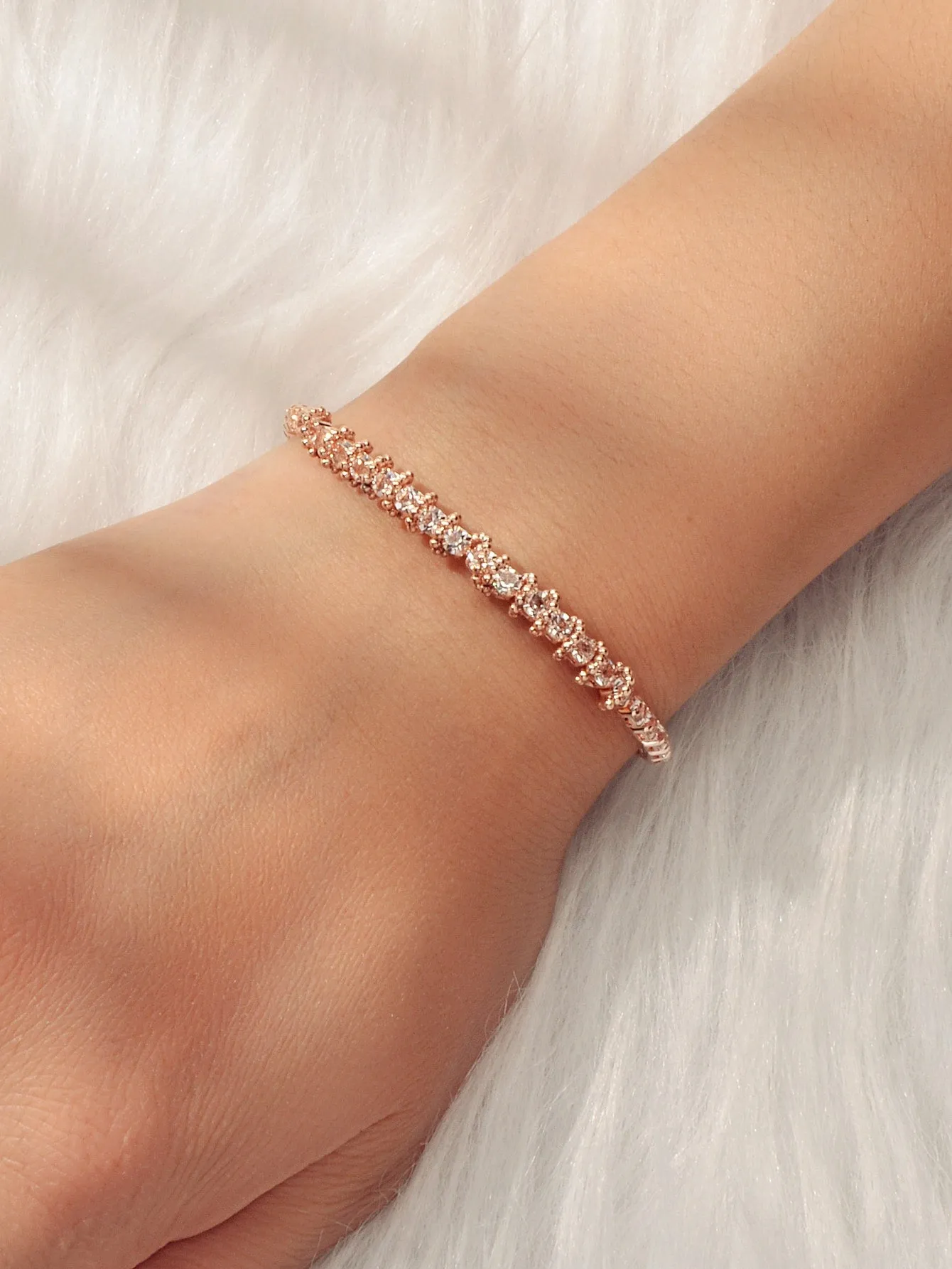 Rhinestone Decor Bracelet