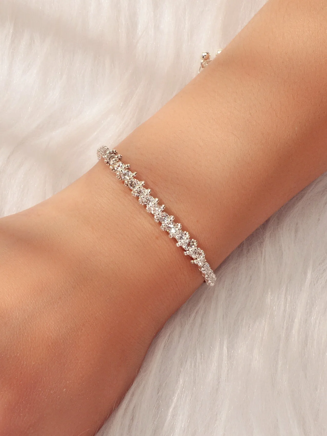 Rhinestone Decor Bracelet