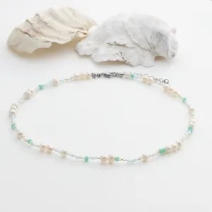 Sandy Neck Pearl Choker