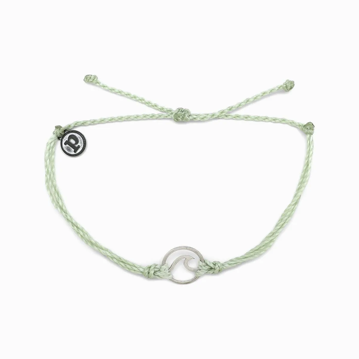 Silver Wave Charm Bracelet