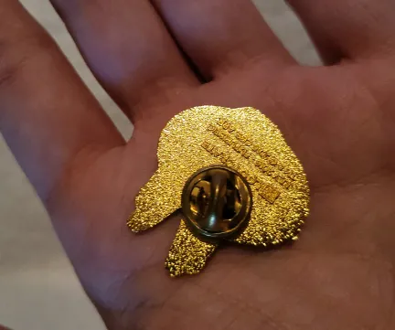 Star Trek Live Long Prosper Enamel Pin / Brooch (2016)