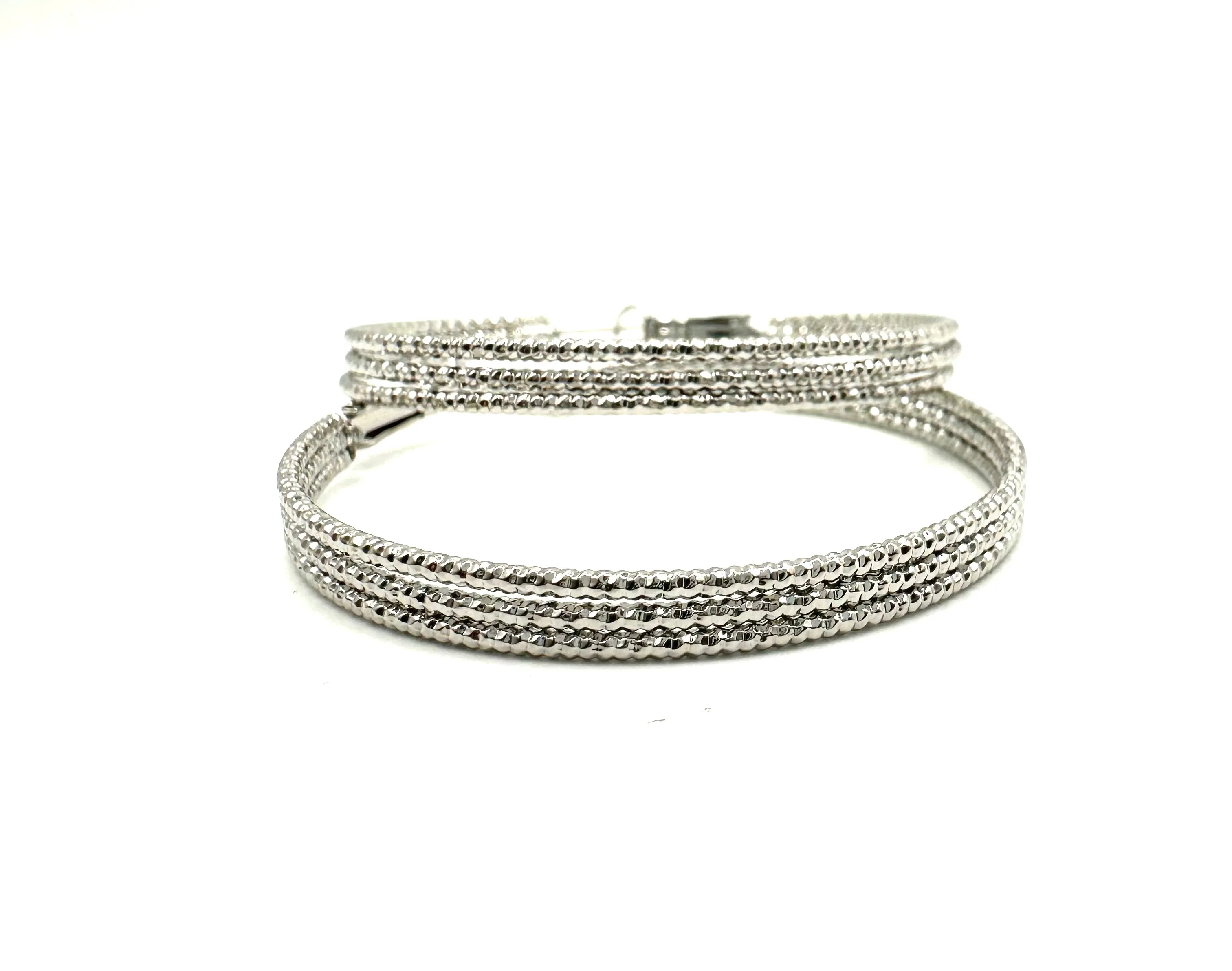 Triple Texture Hoop Earrings